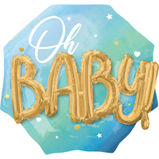 MULTIBALLOON BLUE BABY BOY